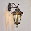 Hongkong vägglampa utomhus, Vägglampa Guld, Svart, 1-ljuskällor