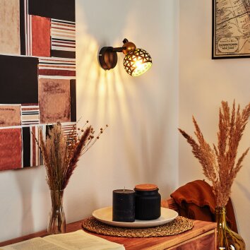 Gomsrud Vägglampa Svart, 1-ljuskällor
