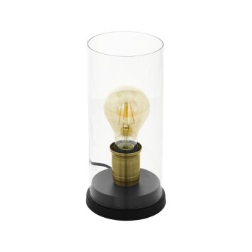 Eglo Lampor SMYRTON Bordslampa Svart, 1-ljuskällor