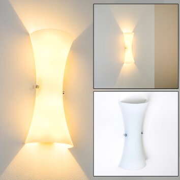 Wandleuchte Up & Down Lampa, Vägglampa Krom, 2-ljuskällor