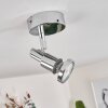 Morges Taklampa, Takstrålkastare, Vägglampa, Väggspotlight LED Krom, 1-ljuskällor