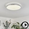 Morges Taklampa LED Krom, Vit, 1-ljuskällor