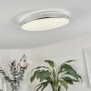 Morges Taklampa LED Krom, Vit, 1-ljuskällor