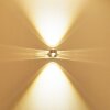Rio Up & Down Lampa, Vägglampa, Vägglampa med lins LED Silver, 2-ljuskällor