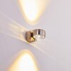Rio Up & Down Lampa, Vägglampa, Vägglampa med lins LED Silver, 2-ljuskällor