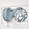 Covane Vägglampa LED Grått, 1-ljuskällor