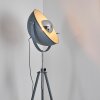 Bagdad Golvlampa, Golvlampa Blå, Krom, Grått, 1-ljuskällor