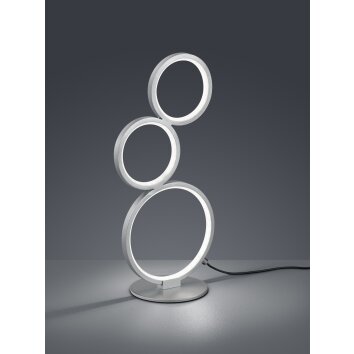 Trio Lampor Rondo Bordslampa LED Silver, 1-ljuskällor