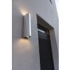 Lutec Lampor LEO vägglampa utomhus, Vägglampa LED Krom, 1-ljuskällor