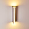 Rotterdamm vägglampa utomhus, Vägglampa LED Krom, 1-ljuskällor