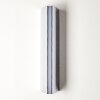 Rotterdamm vägglampa utomhus, Vägglampa LED Krom, 1-ljuskällor