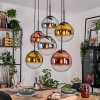 Gastor Pendellampa, kullampa, Pendelbelysning Krom, Guld, Klart, Kopparfärg, Rökfärger, 6-ljuskällor