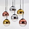 Gastor Pendellampa, kullampa, Pendelbelysning Krom, Guld, Klart, Kopparfärg, Rökfärger, 6-ljuskällor