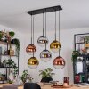 Gastor Pendellampa, kullampa, Pendelbelysning Krom, Guld, Klart, Kopparfärg, Rökfärger, 6-ljuskällor