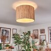 Bongal Taklampa Beige, Naturfärger, 1-ljuskällor