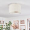Bassagoda Taklampa Beige, Vit, 1-ljuskällor