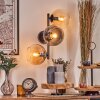 Koyoto kullampa, Vägglampa Amber, Klart, Rökfärger, 3-ljuskällor