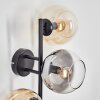 Koyoto kullampa, Vägglampa Amber, Klart, Rökfärger, 3-ljuskällor