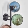 Koyoto kullampa, Vägglampa Blå, Grön, Kopparfärg, 3-ljuskällor