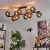Ripoll Taklampa, kullampa Blå, Grön, Kopparfärg, 10-ljuskällor
