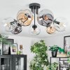 Ripoll Taklampa, kullampa Amber, Klart, Rökfärger, 7-ljuskällor