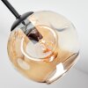 Ripoll Taklampa, kullampa Amber, Klart, Rökfärger, 7-ljuskällor