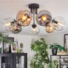 Ripoll Taklampa, kullampa Amber, Klart, Rökfärger, 7-ljuskällor