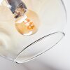 Ripoll Taklampa, kullampa Amber, Klart, Rökfärger, 7-ljuskällor