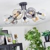 Ripoll Taklampa, kullampa Amber, Klart, Rökfärger, 7-ljuskällor
