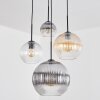 Koyoto Pendellampa, kullampa, Pendellampa Cluster Amber, Klart, Rökfärger, 4-ljuskällor