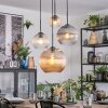 Koyoto Pendellampa, kullampa, Pendellampa Cluster Amber, Klart, Rökfärger, 4-ljuskällor
