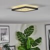 Simonstorp Taklampa, Panel LED Svart, Vit, 1-ljuskällor
