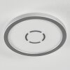 Simonstorp Taklampa, Panel LED Silver, Vit, 1-ljuskällor