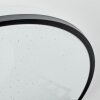 Onara Taklampa, Panel LED Svart, Vit, 1-ljuskällor
