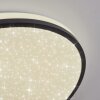 Onara Taklampa, Panel LED Svart, Vit, 1-ljuskällor