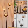 Koyoto kullampa, Golvlampa Amber, Klart, Rökfärger, 3-ljuskällor