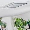 Simonstorp Taklampa, Panel LED Silver, Vit, 1-ljuskällor