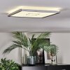 Simonstorp Taklampa, Panel LED Silver, Vit, 1-ljuskällor