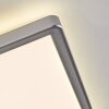 Simonstorp Taklampa, Panel LED Silver, Vit, 1-ljuskällor