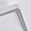 Simonstorp Taklampa, Panel LED Silver, Vit, 1-ljuskällor
