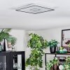 Simonstorp Taklampa, Panel LED Silver, Vit, 1-ljuskällor