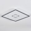 Simonstorp Taklampa, Panel LED Silver, Vit, 1-ljuskällor