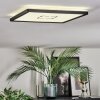 Simonstorp Taklampa, Panel LED Svart, Vit, 1-ljuskällor