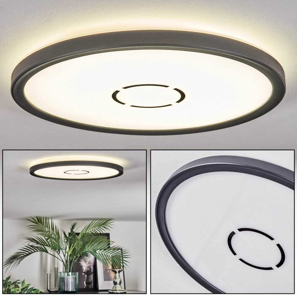 Simonstorp Taklampa, Panel LED Svart, Vit, 1-ljuskällor main product photo