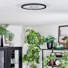 Simonstorp Taklampa, Panel LED Svart, Vit, 1-ljuskällor