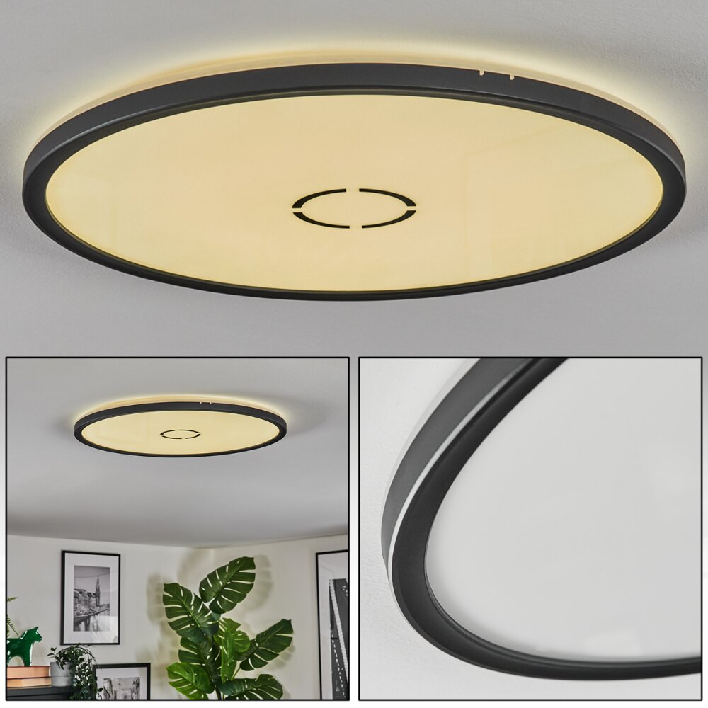 Simonstorp Taklampa, Panel LED Svart, Vit, 1-ljuskällor main product photo
