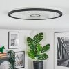 Simonstorp Taklampa, Panel LED Svart, Vit, 1-ljuskällor
