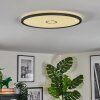 Simonstorp Taklampa, Panel LED Svart, Vit, 1-ljuskällor