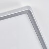 Simonstorp Taklampa, Panel LED Silver, Vit, 1-ljuskällor
