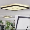 Simonstorp Taklampa, Panel LED Svart, Vit, 1-ljuskällor
